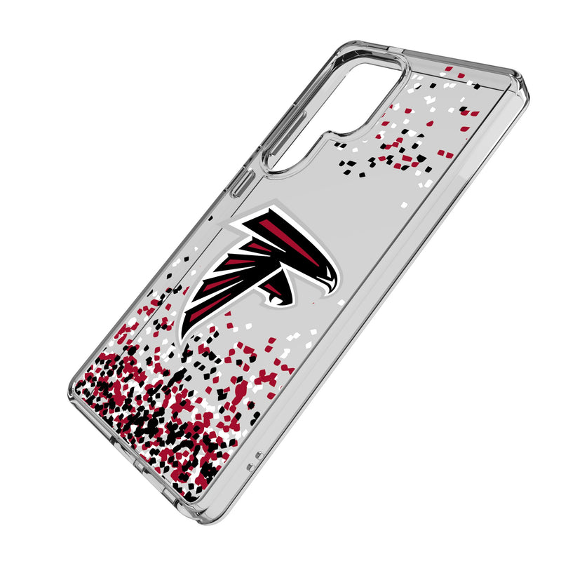 Atlanta Falcons Confetti Galaxy Clear Phone Case for Samsung Galaxy Iso.Jpg