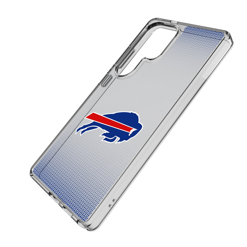 Buffalo Bills Linen Galaxy Clear Phone Case for Samsung Galaxy Iso.Jpg