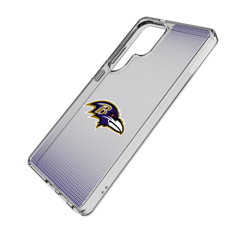 Baltimore Ravens Linen Galaxy Clear Phone Case for Samsung Galaxy Iso.Jpg