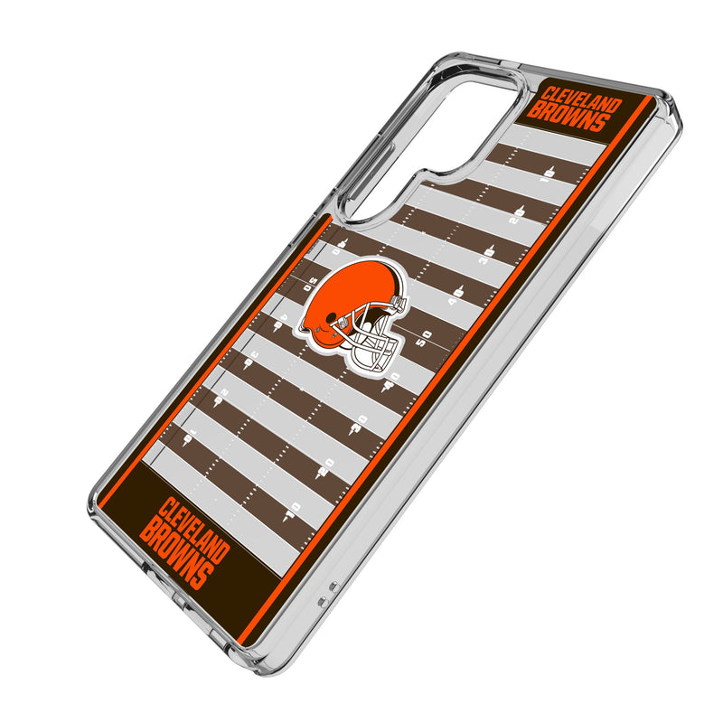 Cleveland Browns Field Galaxy Clear Phone Case for Samsung Galaxy Iso.Jpg