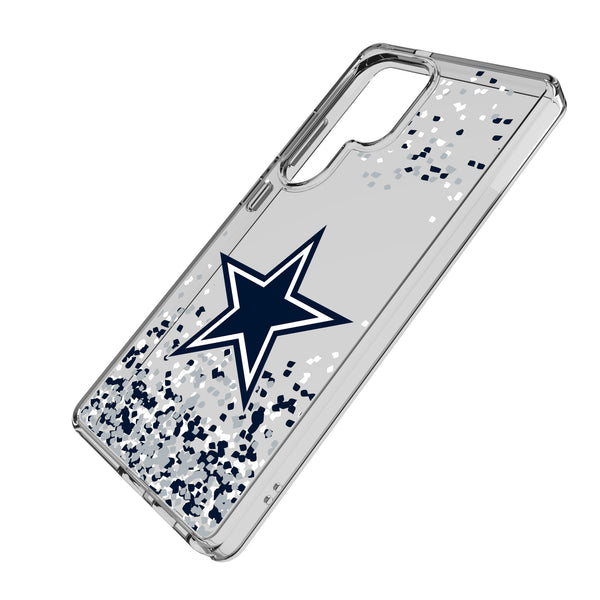 Dallas Cowboys Confetti Galaxy Clear Phone Case for Samsung Galaxy Iso.Jpg