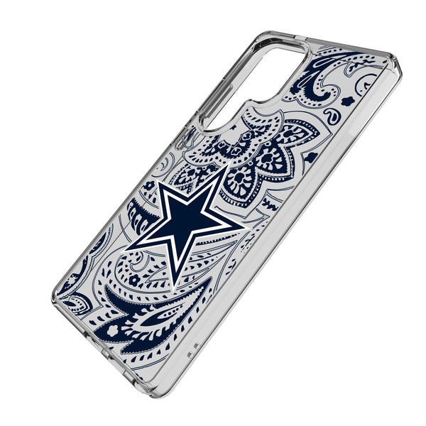 Dallas Cowboys Paisley Galaxy Clear Phone Case for Samsung Galaxy Iso.Jpg