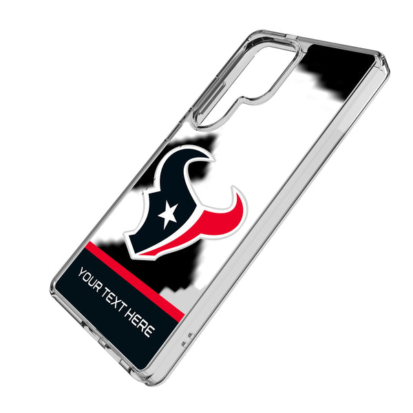 Houston Texans Personalized EndZone Plus Galaxy Clear Phone Case for Samsung Galaxy Iso.Jpg