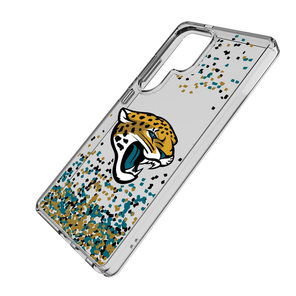 Jacksonville Jaguars Confetti Galaxy Clear Phone Case for Samsung Galaxy Iso.Jpg