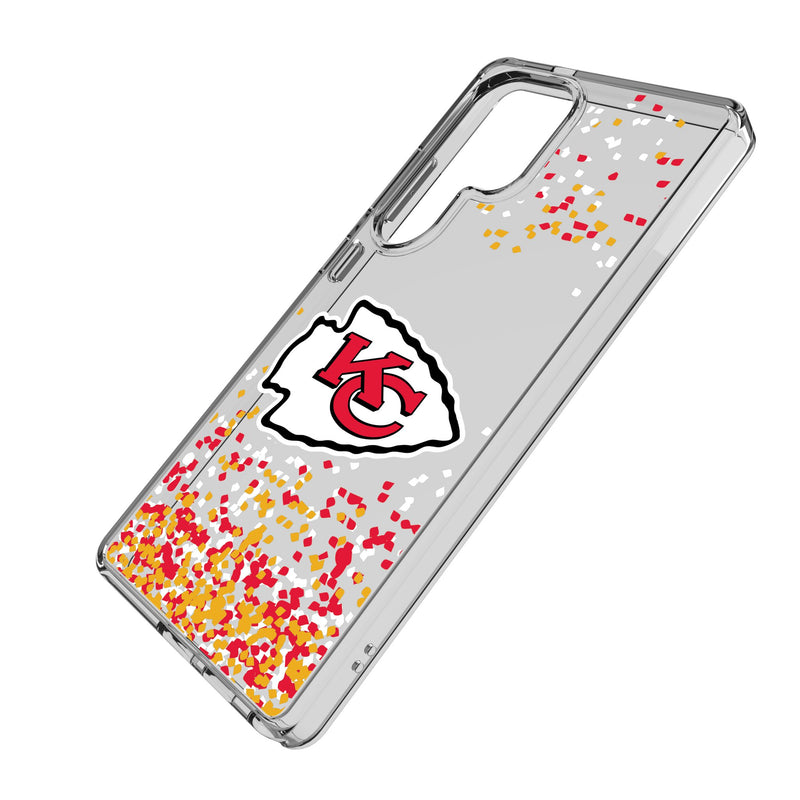 Kansas City Chiefs Confetti Galaxy Clear Phone Case for Samsung Galaxy Iso.Jpg