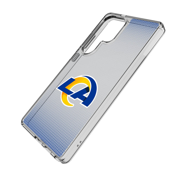 Los Angeles Rams Linen Galaxy Clear Phone Case for Samsung Galaxy Iso.Jpg
