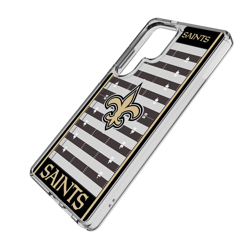 New Orleans Saints Field Galaxy Clear Phone Case for Samsung Galaxy Iso.Jpg