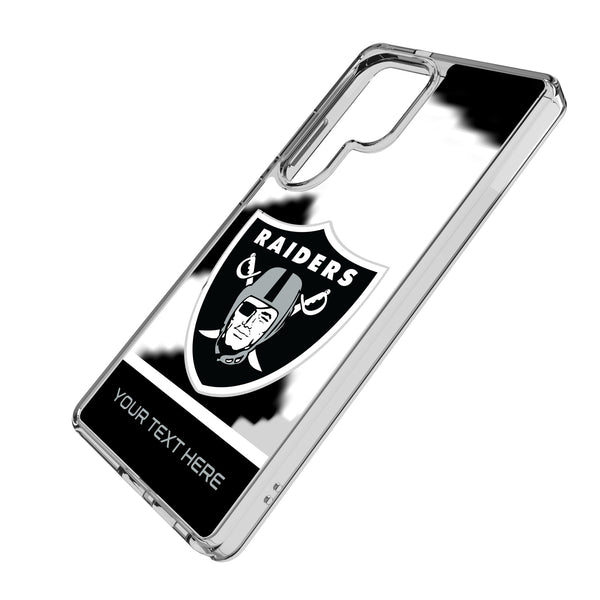 Las Vegas Raiders Personalized EndZone Plus Galaxy Clear Phone Case for Samsung Galaxy Iso.Jpg