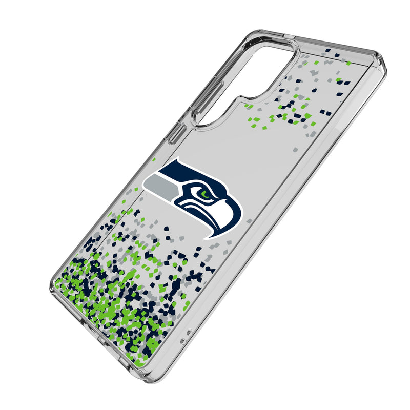 Seattle Seahawks Confetti Galaxy Clear Phone Case for Samsung Galaxy Iso.Jpg
