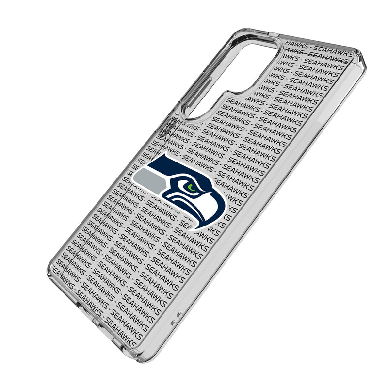 Seattle Seahawks Text Backdrop Galaxy Clear Phone Case for Samsung Galaxy Iso.Jpg