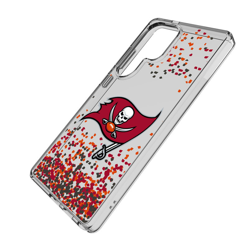 Tampa Bay Buccaneers Confetti Galaxy Clear Phone Case for Samsung Galaxy Iso.Jpg