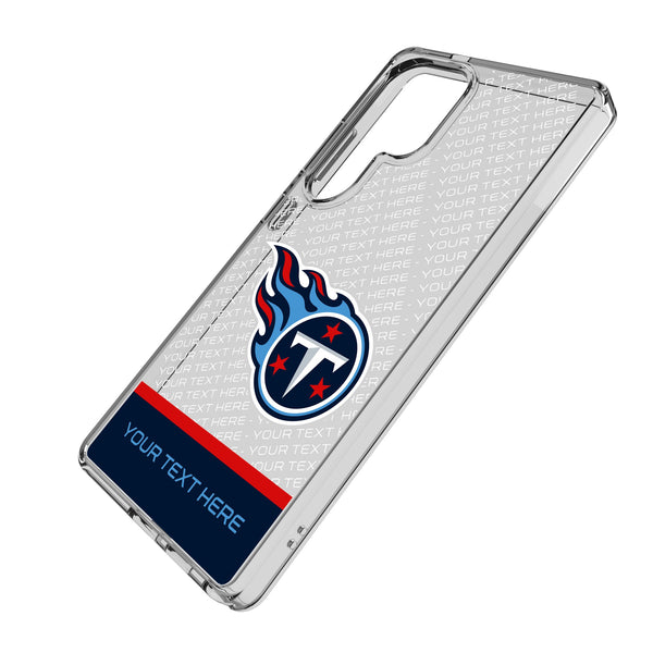 Tennessee Titans Personalized EndZone Plus Galaxy Clear Phone Case for Samsung Galaxy Iso.Jpg