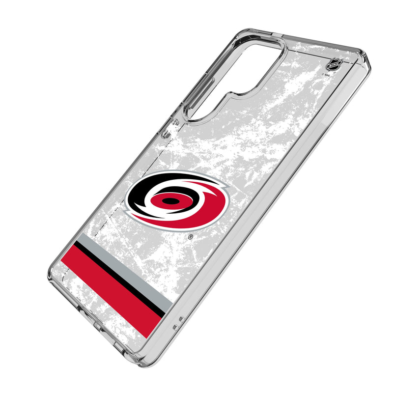 Carolina Hurricanes Ice Stripe Galaxy Clear Phone Case for Samsung Galaxy Iso.Jpg