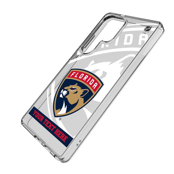 Florida Panthers Personalized Tilt Galaxy Clear Phone Case for Samsung Galaxy Iso.Jpg