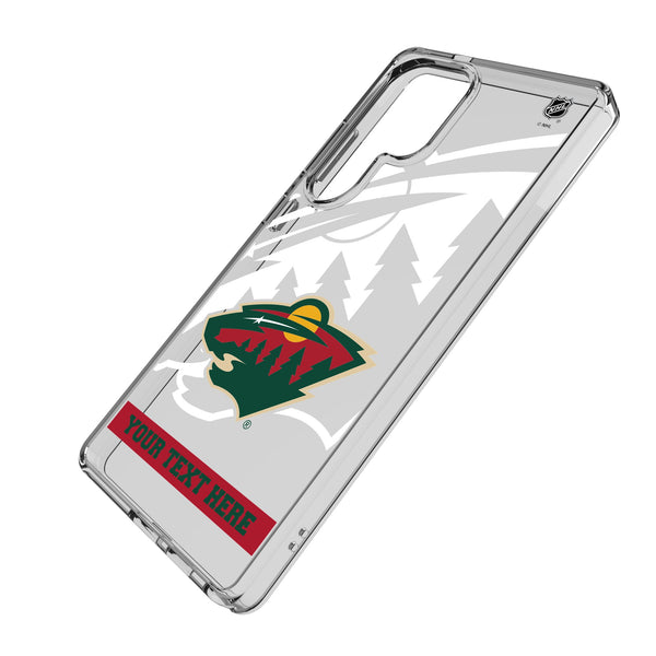 Minnesota Wild Personalized Tilt Galaxy Clear Phone Case for Samsung Galaxy Iso.Jpg