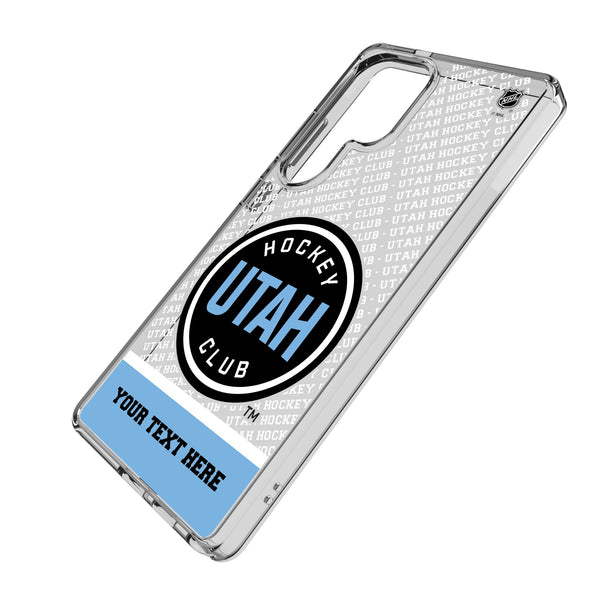 Utah Hockey Club Personalized EndZone Plus Galaxy Clear Phone Case for Samsung Galaxy Iso.Jpg