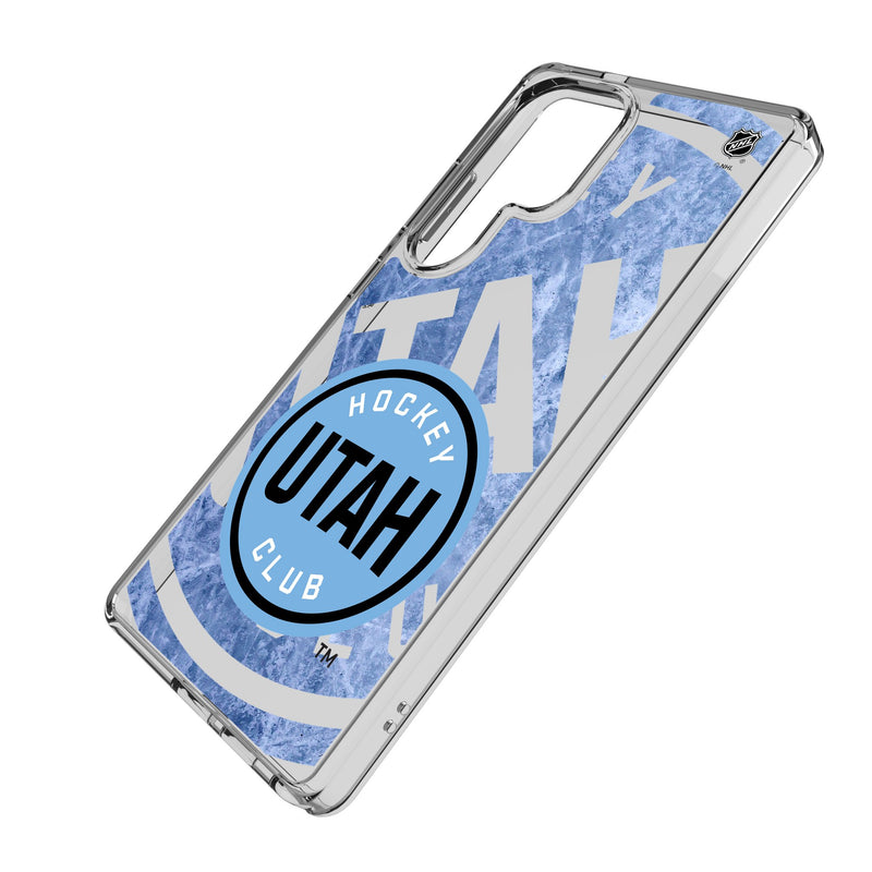 Utah Hockey Club Ice Tilt Galaxy Clear Phone Case for Samsung Galaxy Iso.Jpg