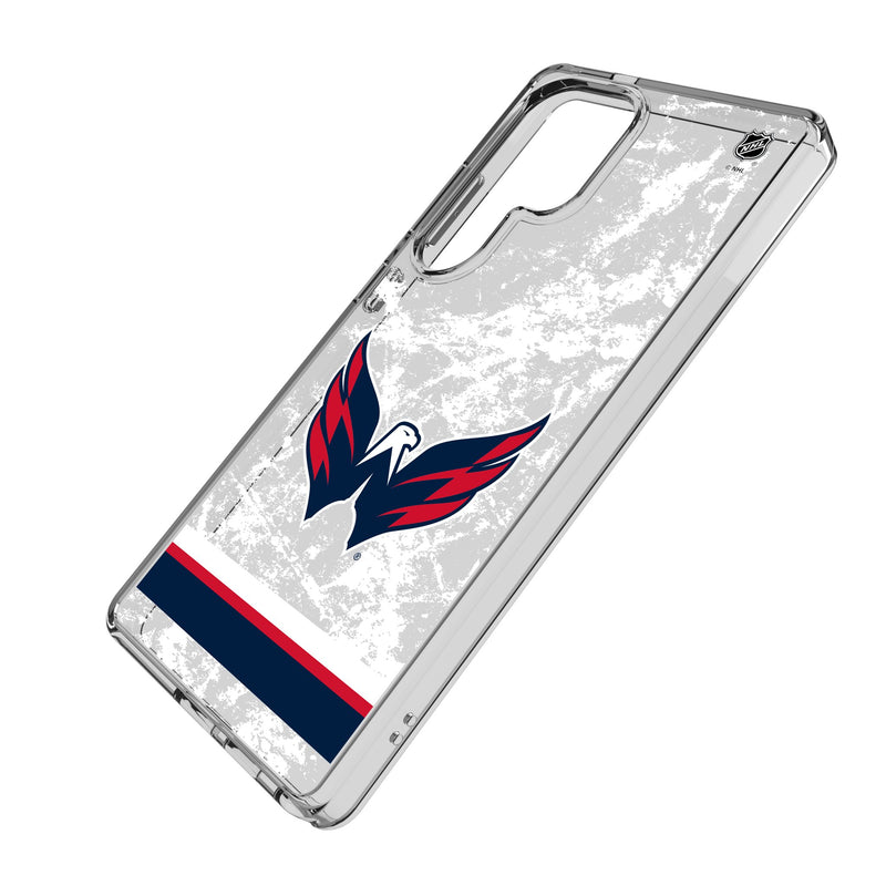 Washington Capitals Ice Stripe Galaxy Clear Phone Case for Samsung Galaxy Iso.Jpg