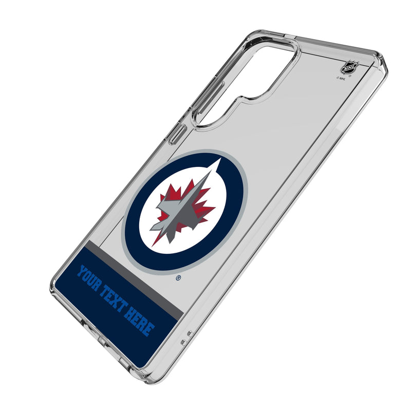 Winnipeg Jets Personalized EndZone Plus Galaxy Clear Phone Case for Samsung Galaxy Iso.Jpg