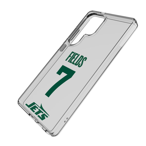 Justin Fields New York Jets 7 Game Tactic Galaxy Clear Phone Case for Samsung Galaxy Iso.Jpg