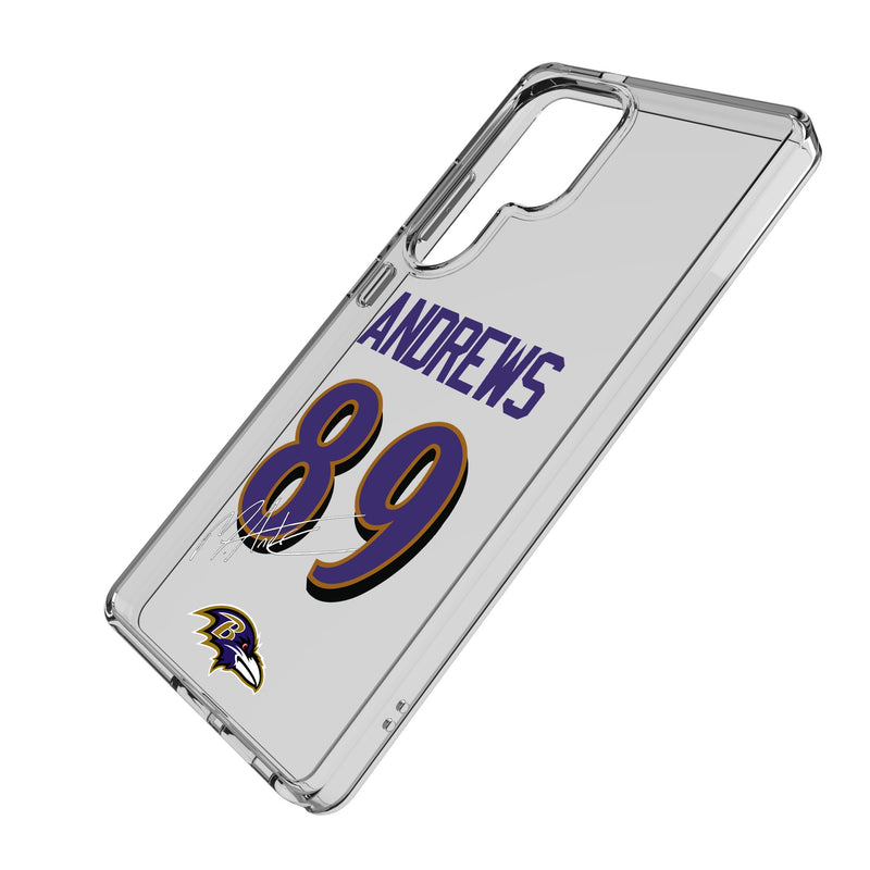Mark Andrews Baltimore Ravens 89 Game Tactic Galaxy Clear Phone Case for Samsung Galaxy Iso.Jpg