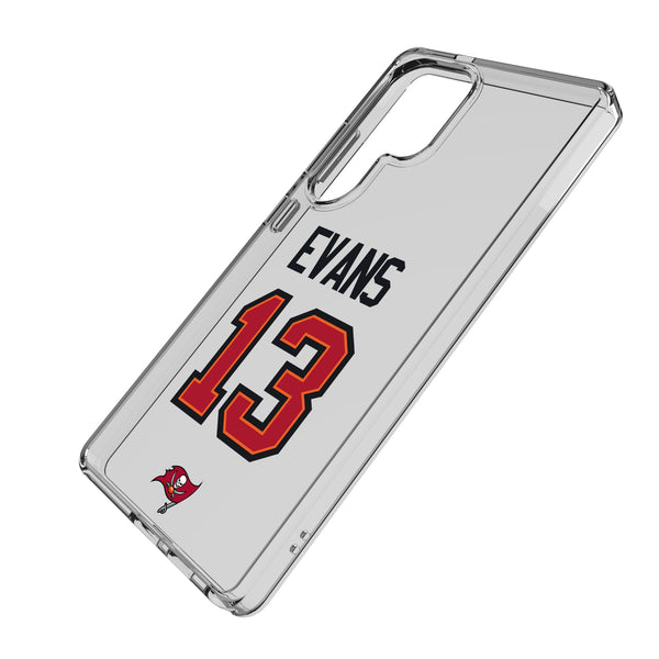Mike Evans Tampa Bay Buccaneers 13 Game Tactic Galaxy Clear Phone Case for Samsung Galaxy Iso.Jpg