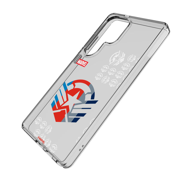 Marvel Avengers Sam Wilson Captain America Sigil Galaxy Clear Phone Case for Samsung Galaxy Iso.Jpg