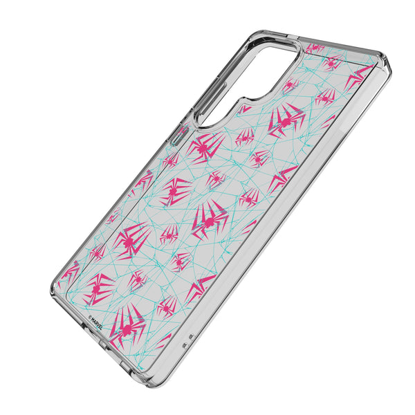 Marvel Spider-Gwen Pattern Galaxy Clear Phone Case for Samsung Galaxy Iso.Jpg