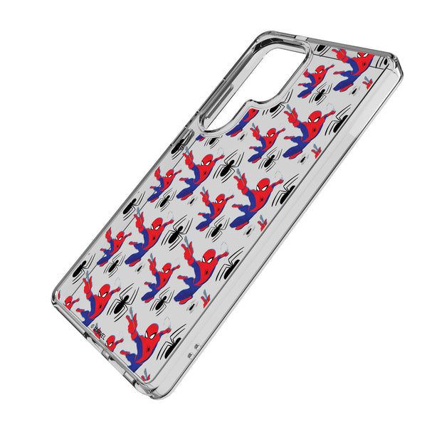 Marvel Spider-Man Pattern Galaxy Clear Phone Case for Samsung Galaxy Iso.Jpg