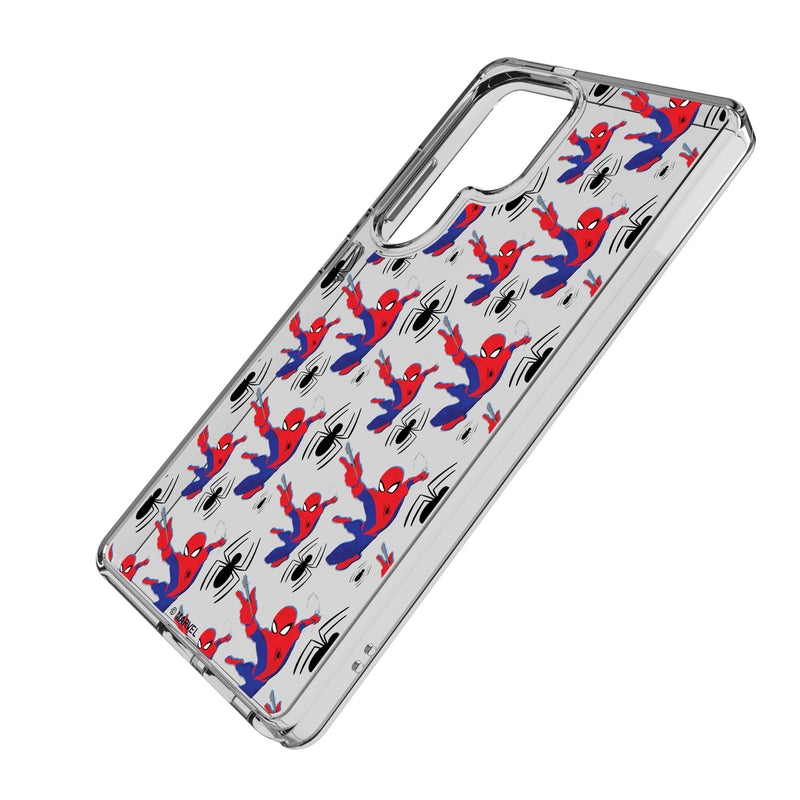 Marvel Spider-Man Pattern Galaxy Clear Phone Case for Samsung Galaxy Iso.Jpg