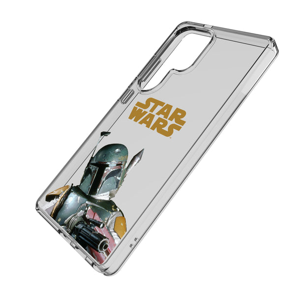 Star Wars Boba Fett Color Block Galaxy Clear Phone Case for Samsung Galaxy Iso.Jpg