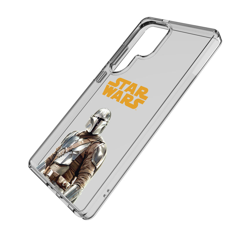 Star Wars: The Mandalorian Din Djarin Color Block Galaxy Clear Phone Case for Samsung Galaxy Iso.Jpg