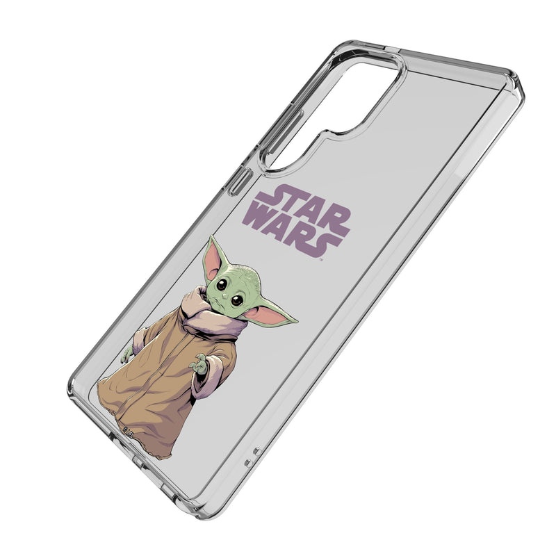 Star Wars: The Mandalorian Grogu Color Block Galaxy Clear Phone Case for Samsung Galaxy Iso.Jpg