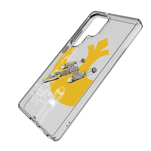 Star Wars Y-Wing FactionTech Galaxy Clear Phone Case for Samsung Galaxy Iso.Jpg