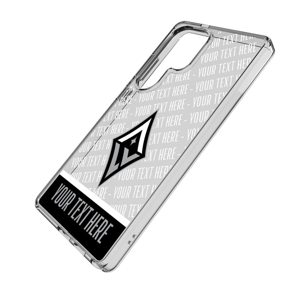 Las Vegas Aces Personalized EndZone Plus Galaxy Clear Phone Case for Samsung Galaxy Iso.Jpg