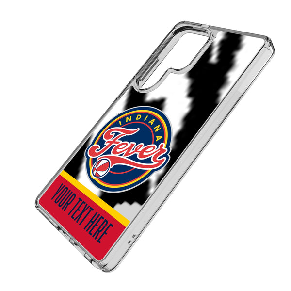 Indiana Fever Personalized EndZone Plus Galaxy Clear Phone Case for Samsung Galaxy Iso.Jpg