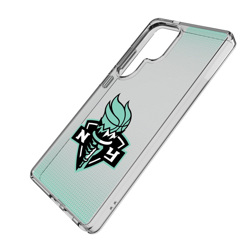 New York Liberty Linen Galaxy Clear Phone Case for Samsung Galaxy Iso.Jpg
