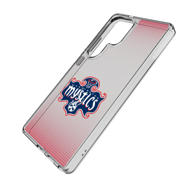 Washington Mystics Linen Galaxy Clear Phone Case for Samsung Galaxy Iso.Jpg