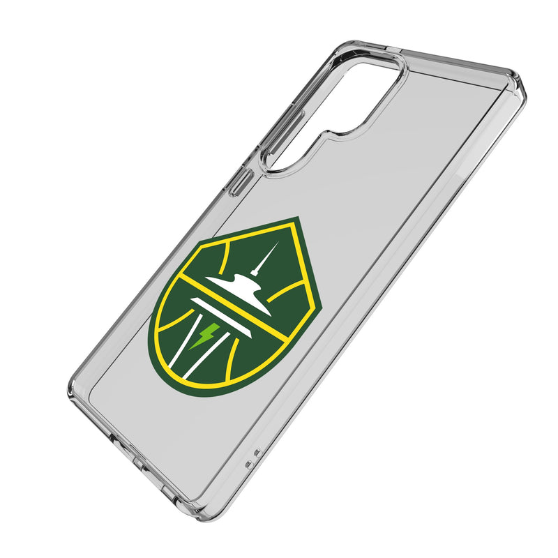 Seattle Storm Text Backdrop Galaxy Clear Phone Case for Samsung Galaxy Iso.Jpg