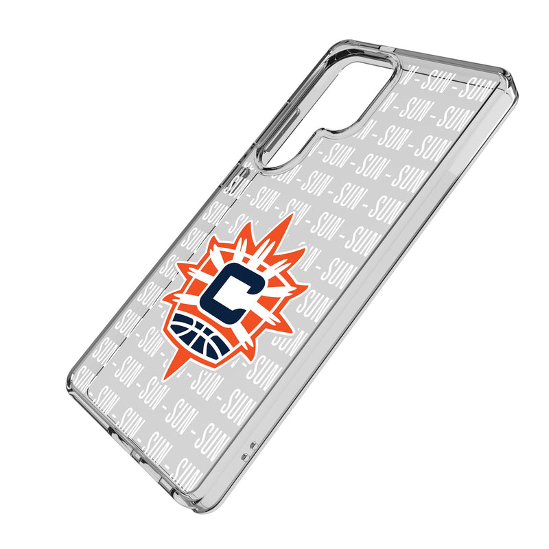 Connecticut Sun Text Backdrop Galaxy Clear Phone Case for Samsung Galaxy Iso.Jpg