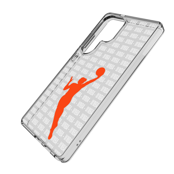 WNBA Text Backdrop Galaxy Clear Phone Case for Samsung Galaxy Iso.Jpg