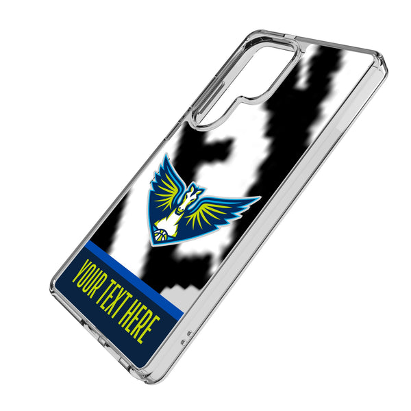 Dallas Wings Personalized EndZone Plus Galaxy Clear Phone Case for Samsung Galaxy Iso.Jpg
