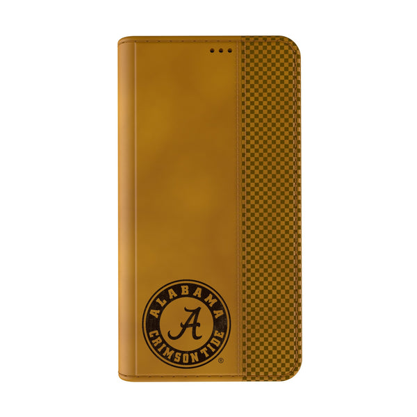 University of Alabama Crimson Tide Burn iPhone Folio Phone Case for Apple iPhone Closed.Jpg