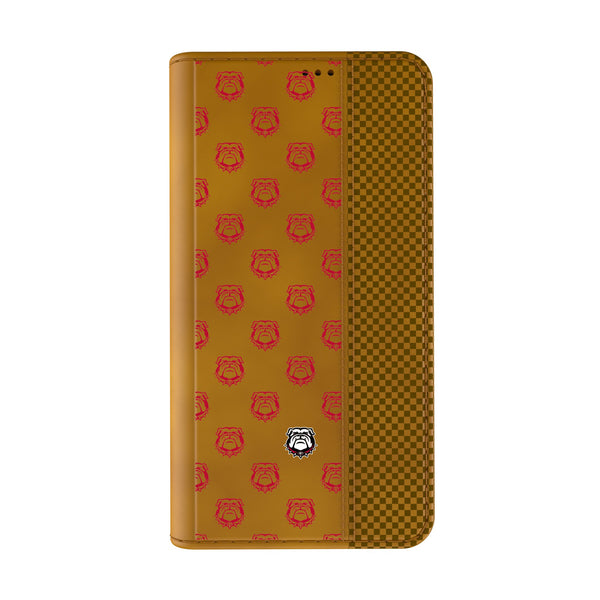 University of Georgia Bulldogs Uga Fashion Pattern iPhone Folio Phone Case for Apple iPhone Closed.Jpg