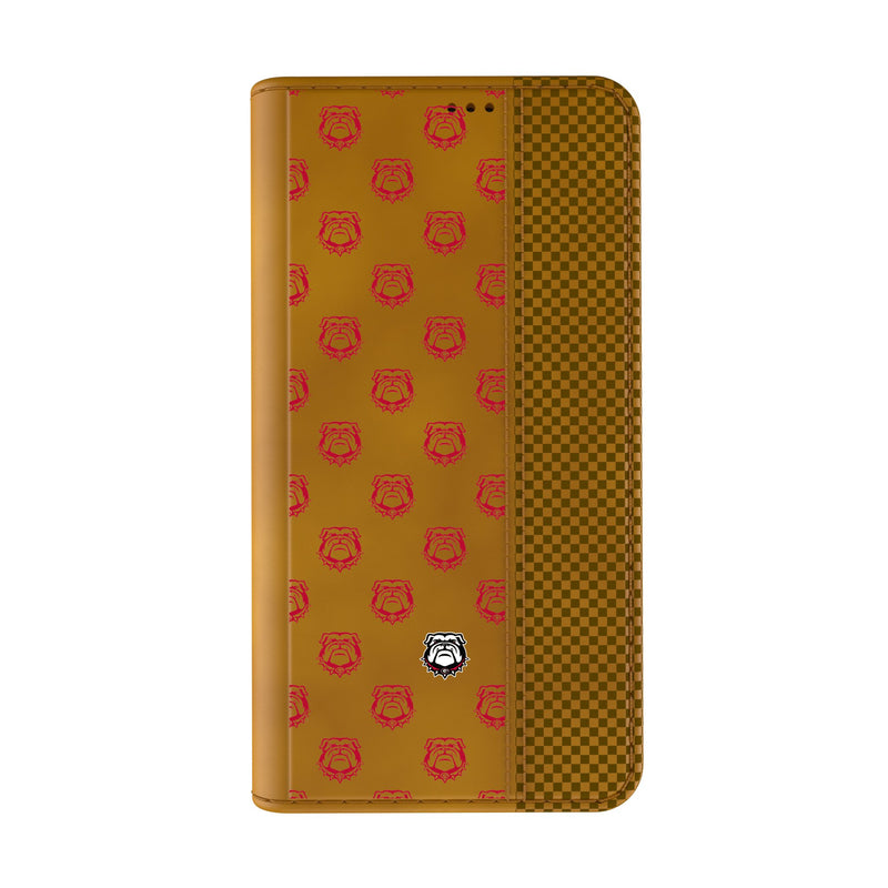 University of Georgia Bulldogs Uga Fashion Pattern iPhone Folio Phone Case for Apple iPhone Closed.Jpg