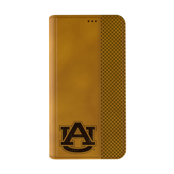 University of Auburn Tigers Burn iPhone Folio Phone Case Closed.Jpg