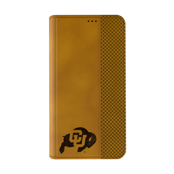University of Colorado Buffaloes Burn iPhone Folio Phone Case for Apple iPhone Closed.Jpg