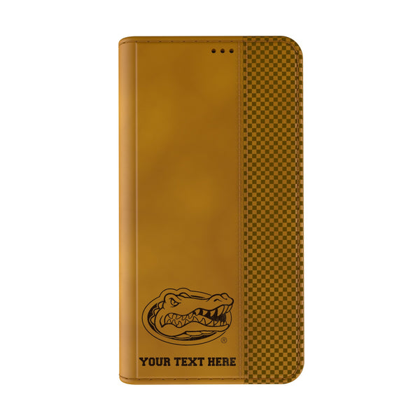 University of Florida Gators Personalized Burn iPhone Folio Phone Case for Apple iPhone Closed.Jpg
