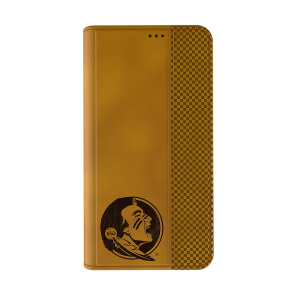 Florida State University Seminoles Burn iPhone Folio Phone Case for Apple iPhone Closed.Jpg