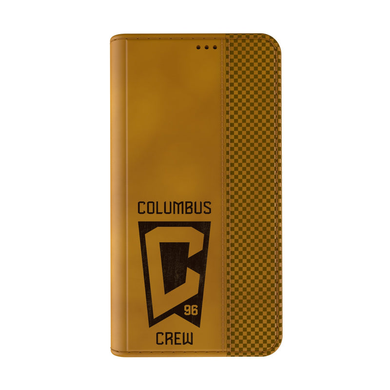 Columbus Crew Burn iPhone Folio Phone Case for Apple iPhone Closed.Jpg